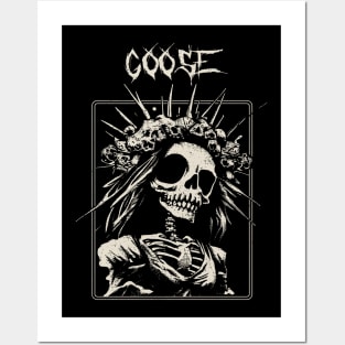 goose bridge skull Posters and Art